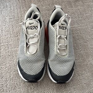 Nike Air 270 Kids Sneakers - Gray and Black